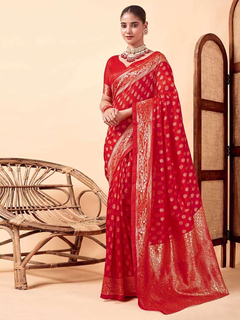 Buy KALINI Woven Design Zari Banarasi Saree Sarees for Women 29801482 Myntra