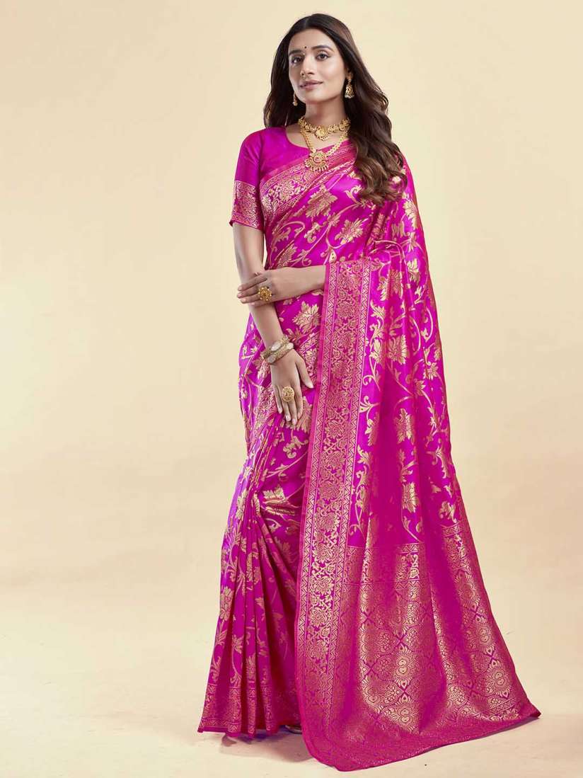 Myntra banarasi silk sarees top