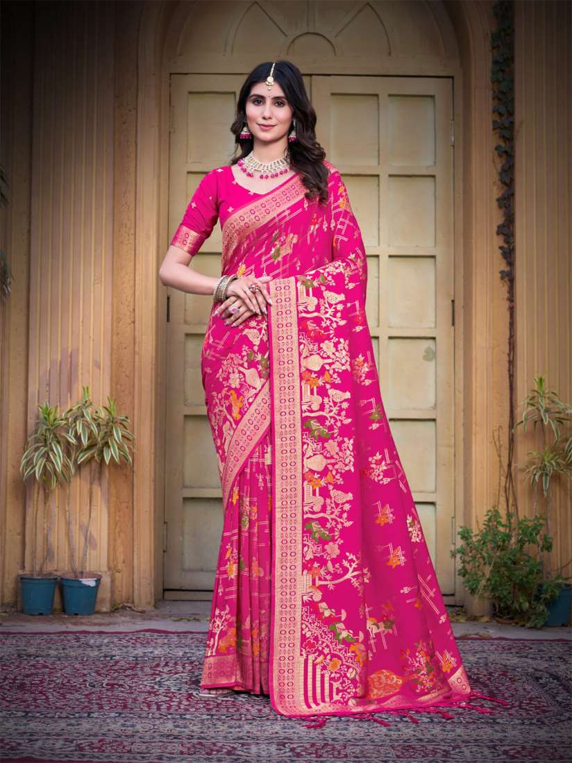 Myntra pure silk sarees 2025