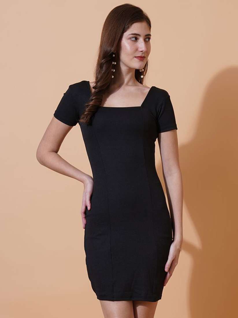 Short sleeve black sheath dress new arrivals