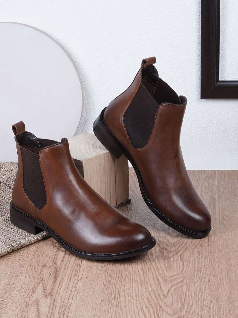 Buy Metro Women Round Toe Chelsea Boots Boots for Women 29813560 Myntra