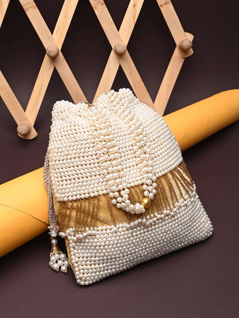 Buy DRASTR Embellished Fringed Potli Bag Clutch Clutches for Women 29820088 Myntra