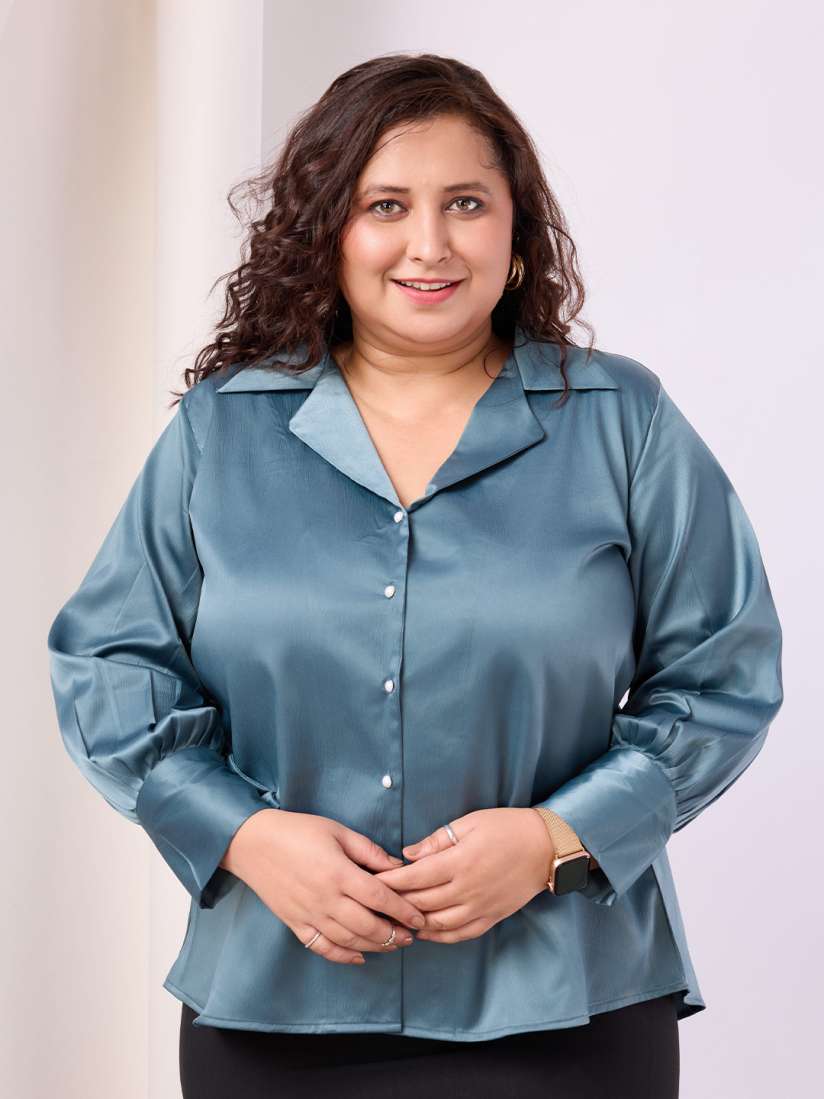 Plus size formal shirts for ladies 2025