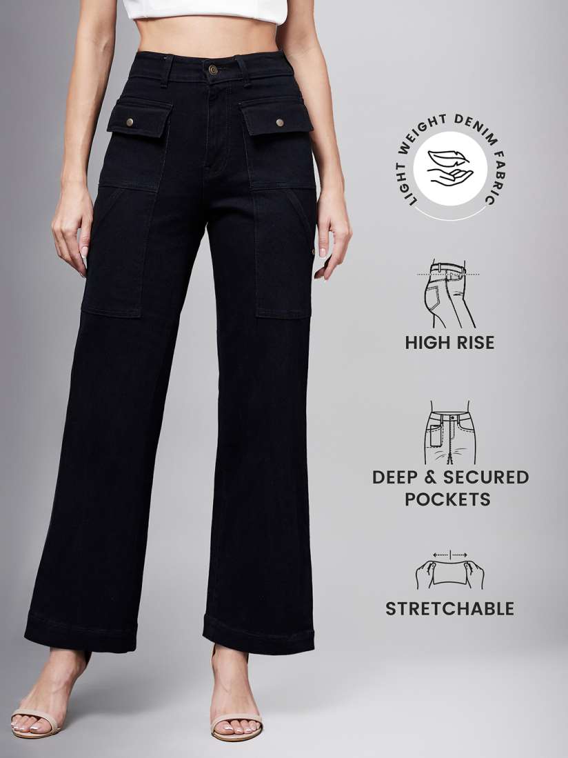 Flared jeans myntra discount