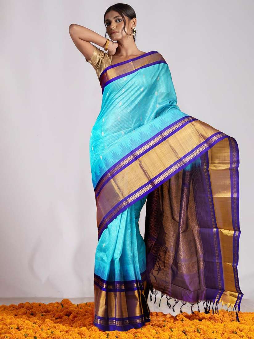 Myntra handloom saree sales