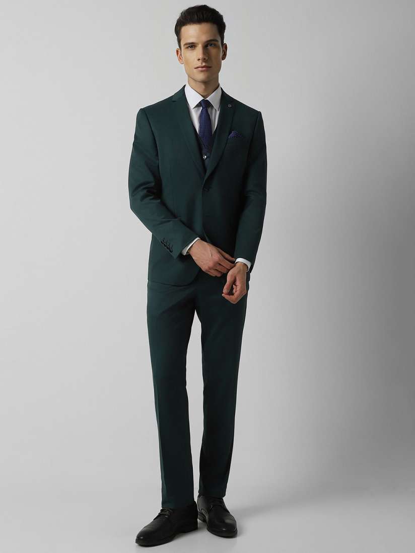 Van heusen slim fit suit on sale