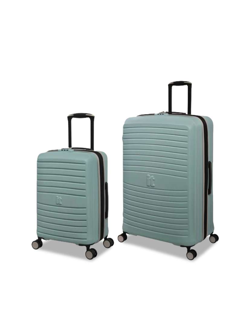 Buy IT luggage Eco Protect Set Of 2 Textured Hard Sided Cabin Large Trolley Bags Trolley Bag for Unisex 29834372 Myntra