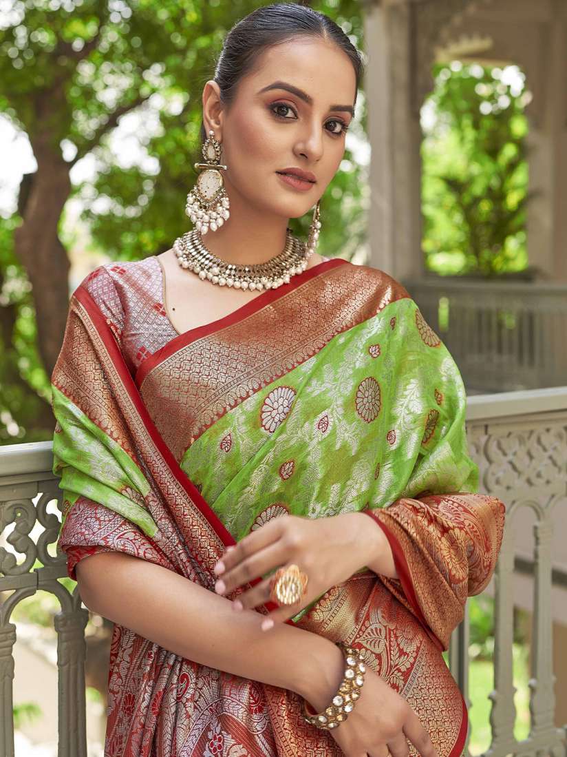 Buy Tankori Woven Design Zari Banarasi Saree Sarees for Women 29835608 Myntra