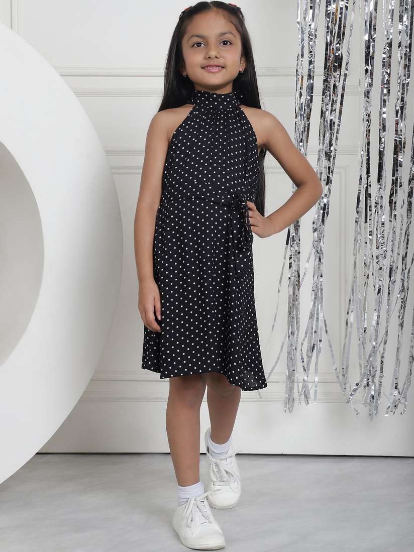 Myntra polka dot dress clearance