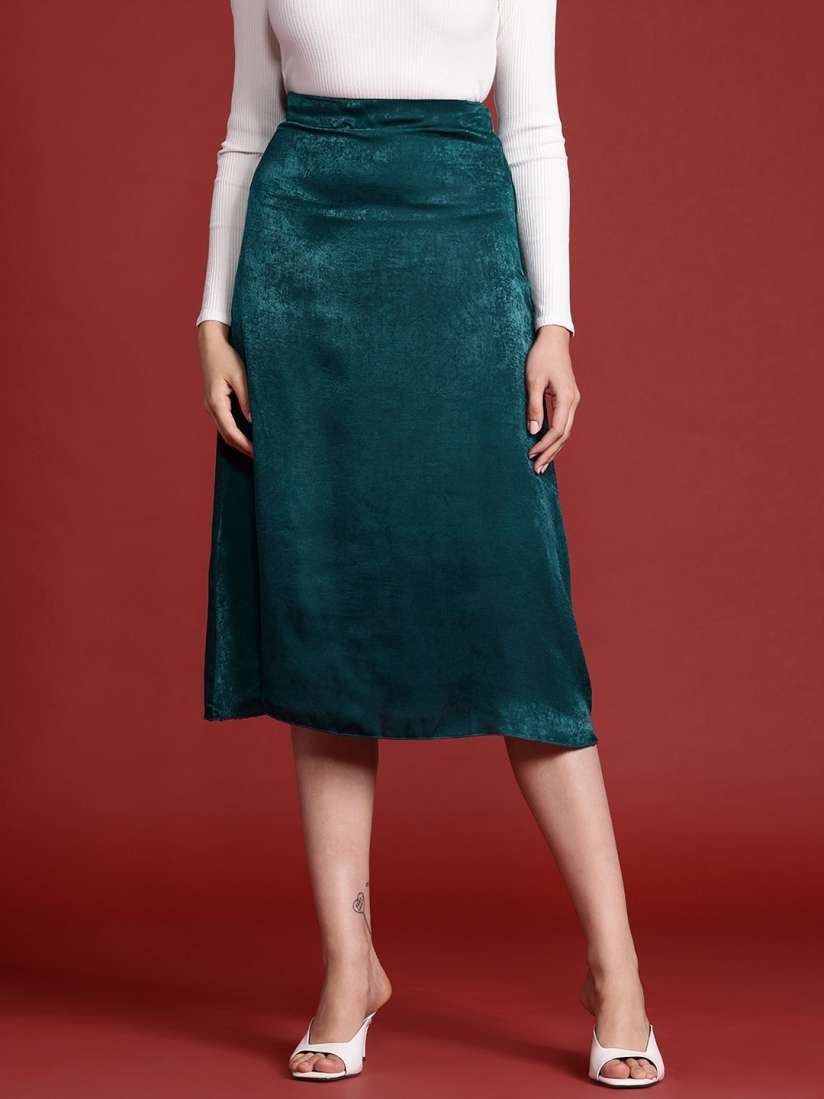 A line skirt myntra outlet
