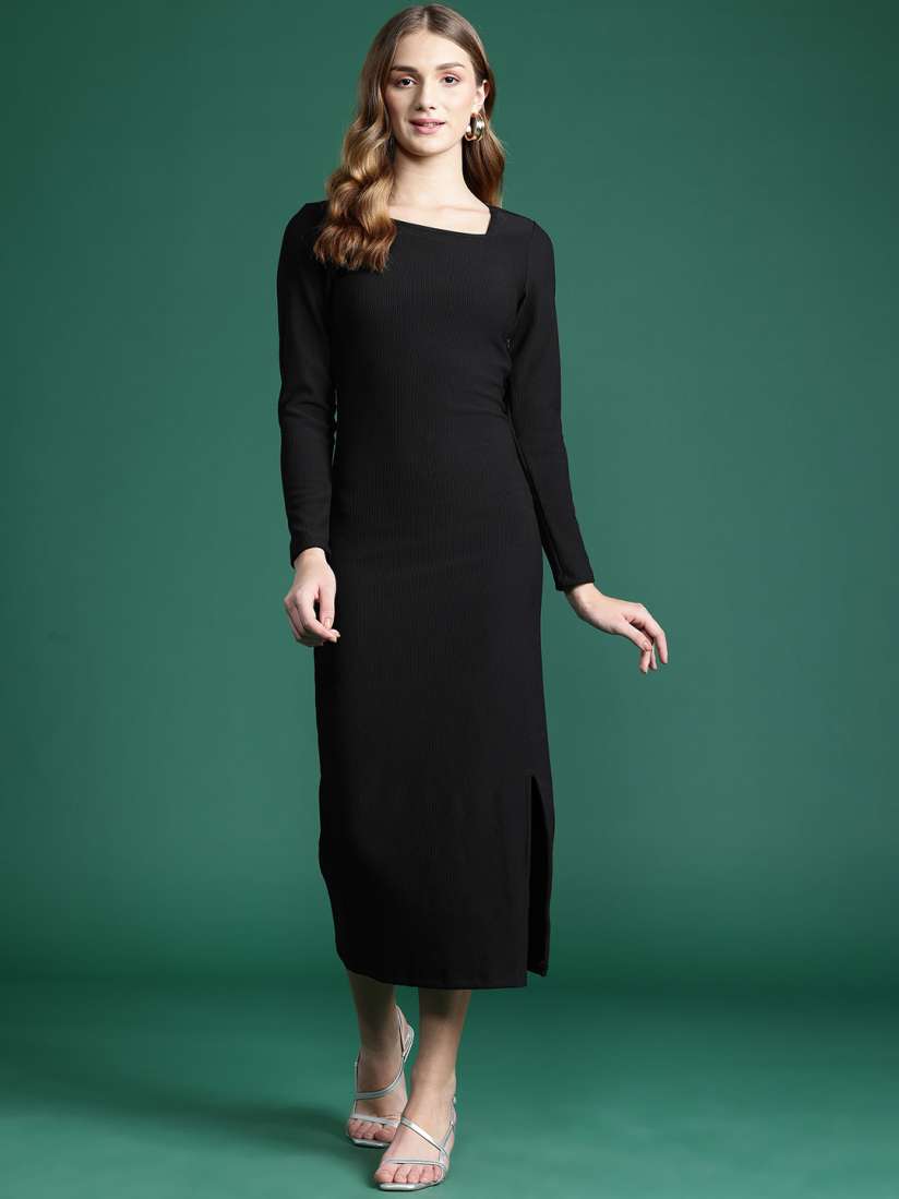 Buy DressBerry Bandage Bodycon Midi Dress Dresses for Women 29843718 Myntra
