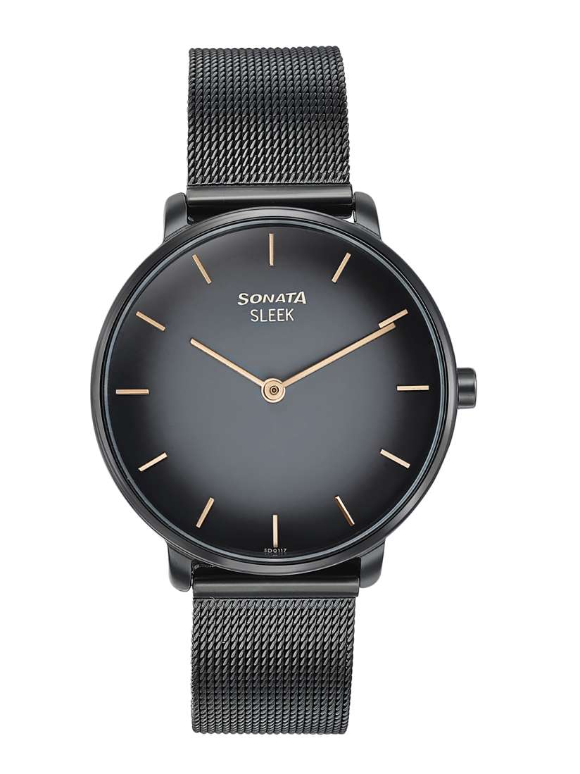 Buy Sonata Sleek Women Round Dial Stainless Steel Straps Analogue Watch 8191NM01 Watches for Women 29846988 Myntra