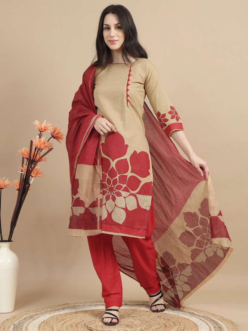 Miraan cotton dress materials top