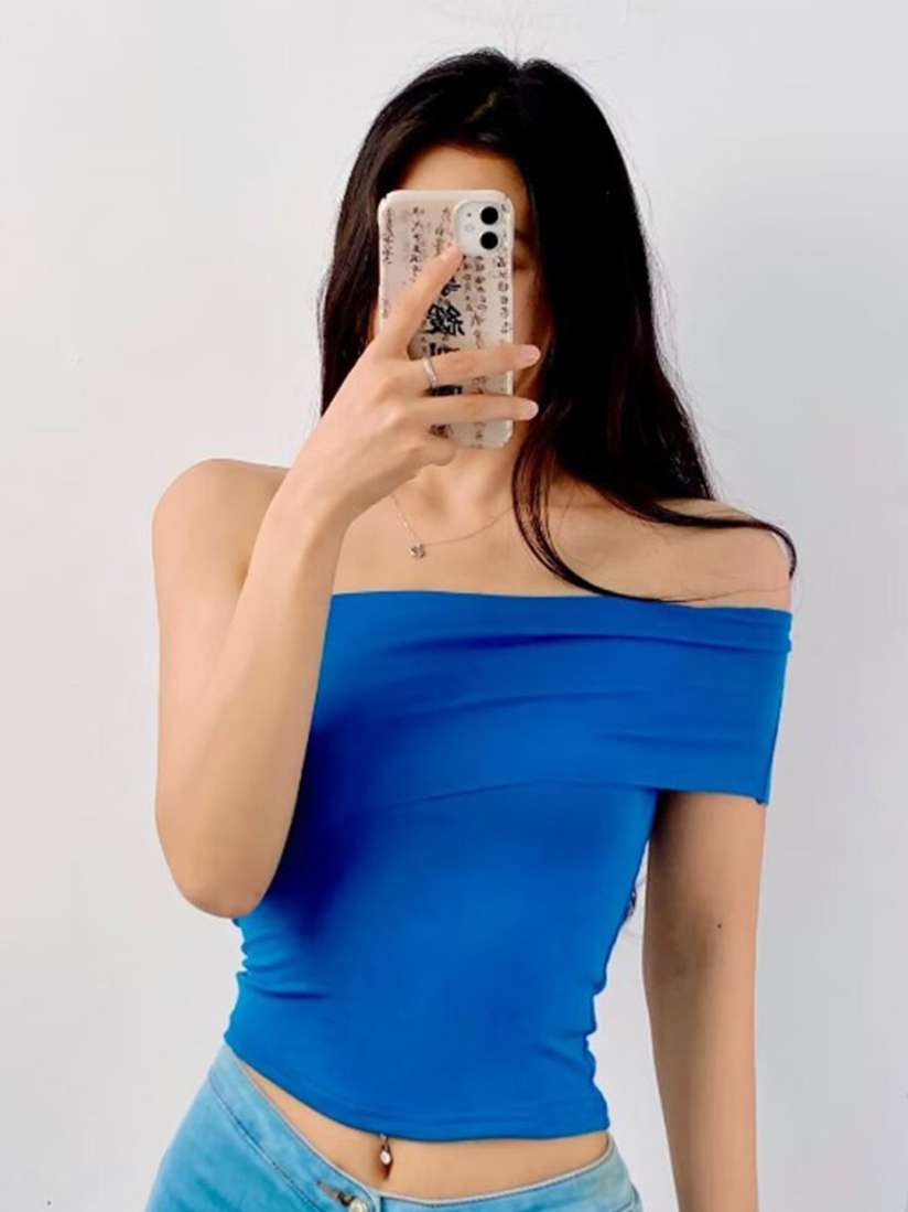 Fitted bardot top on sale