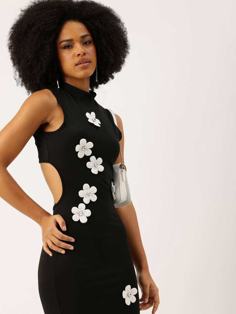 Corsage embellished dress clearance