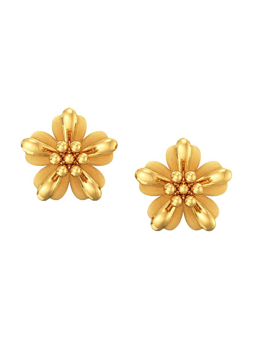 Myntra gold earrings hot sale