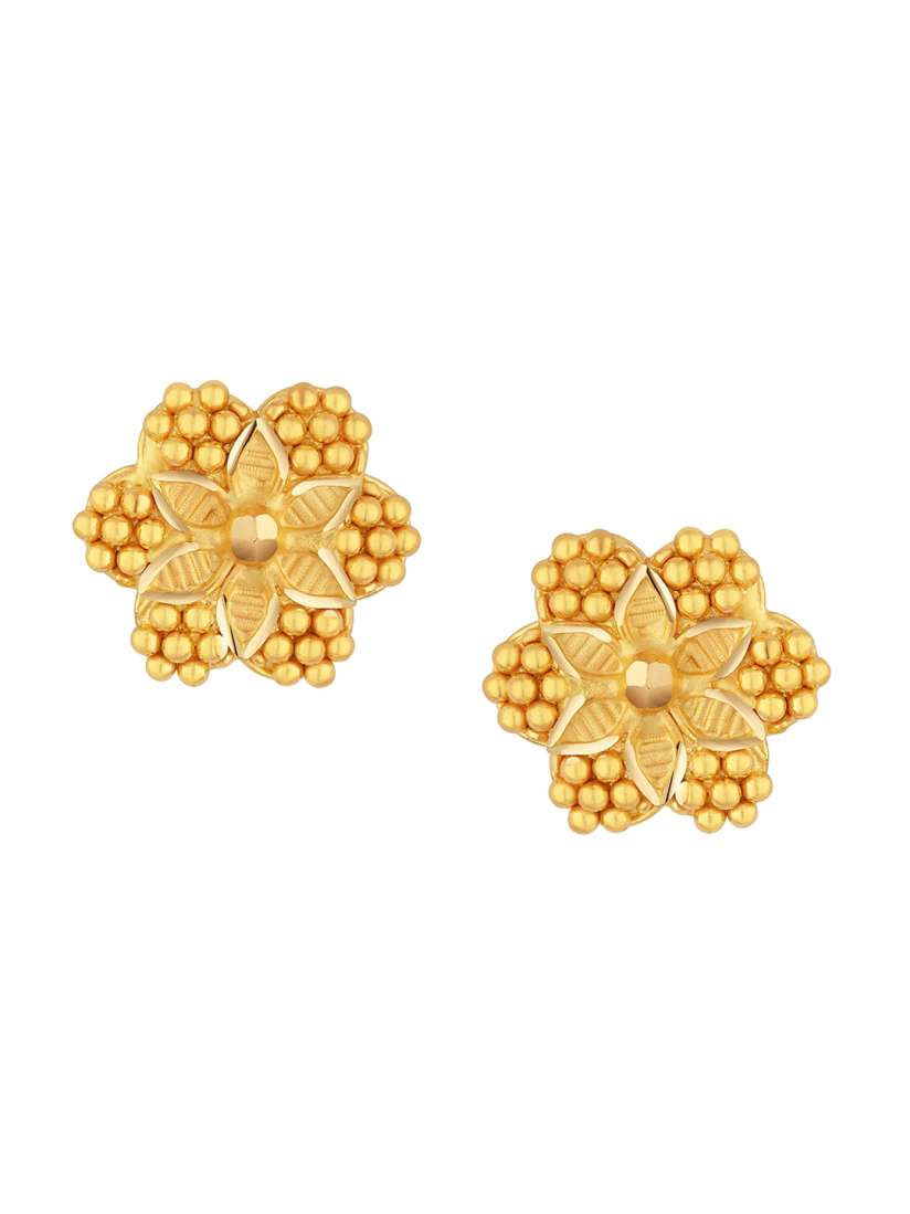 Gold stud earrings joyalukkas on sale