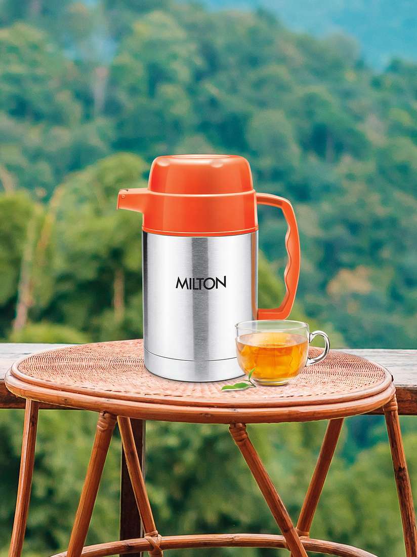 Milton Tea Thermos Litre Buy Milton Dura 750 Orange Stainless