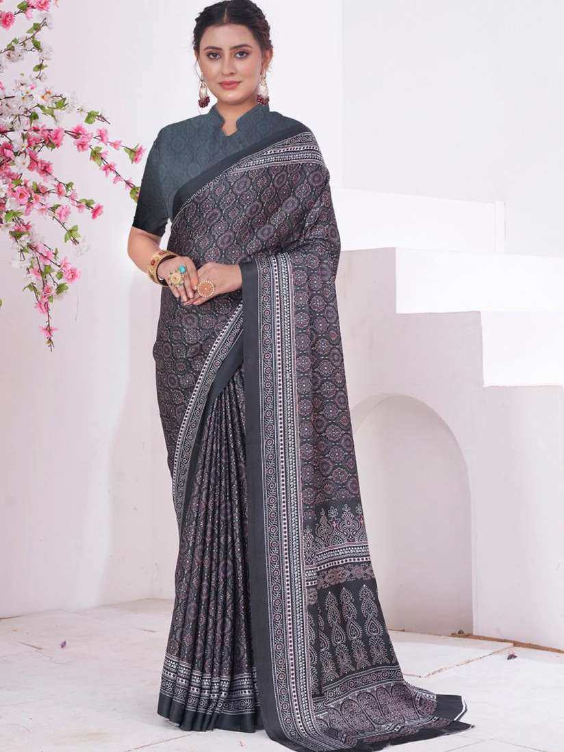 Buy MySilkLove Ethnic Motifs Printed Saree Sarees for Women 29858265 Myntra