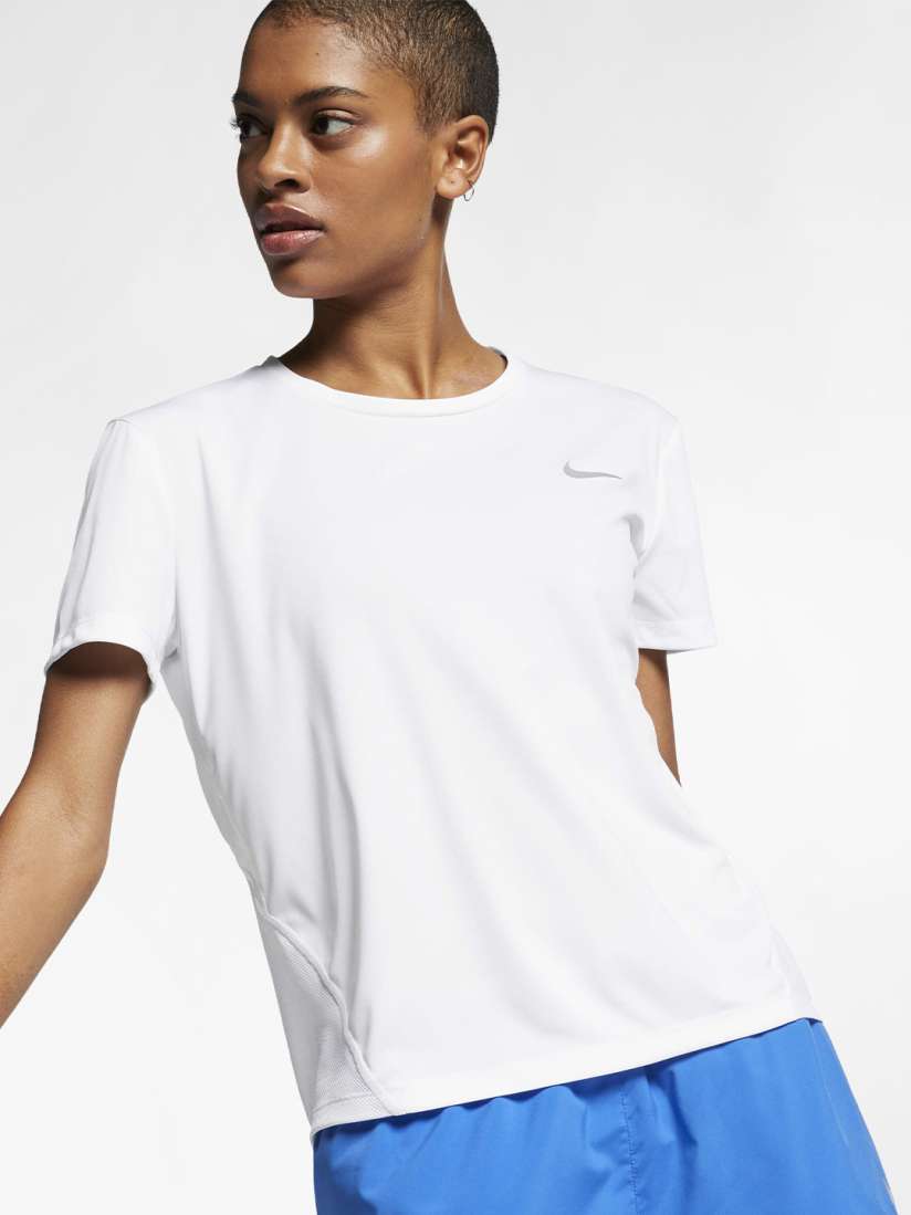 Nike miler women's running top hot sale