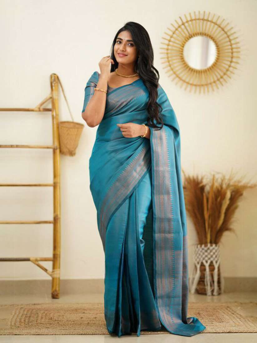 Buy KALINI Zari Pure Silk Banarasi Saree Sarees for Women 29859632 Myntra