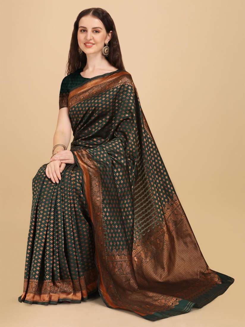 Buy KALINI Woven Design Zari Pure Silk Saree Sarees for Women 29859650 Myntra