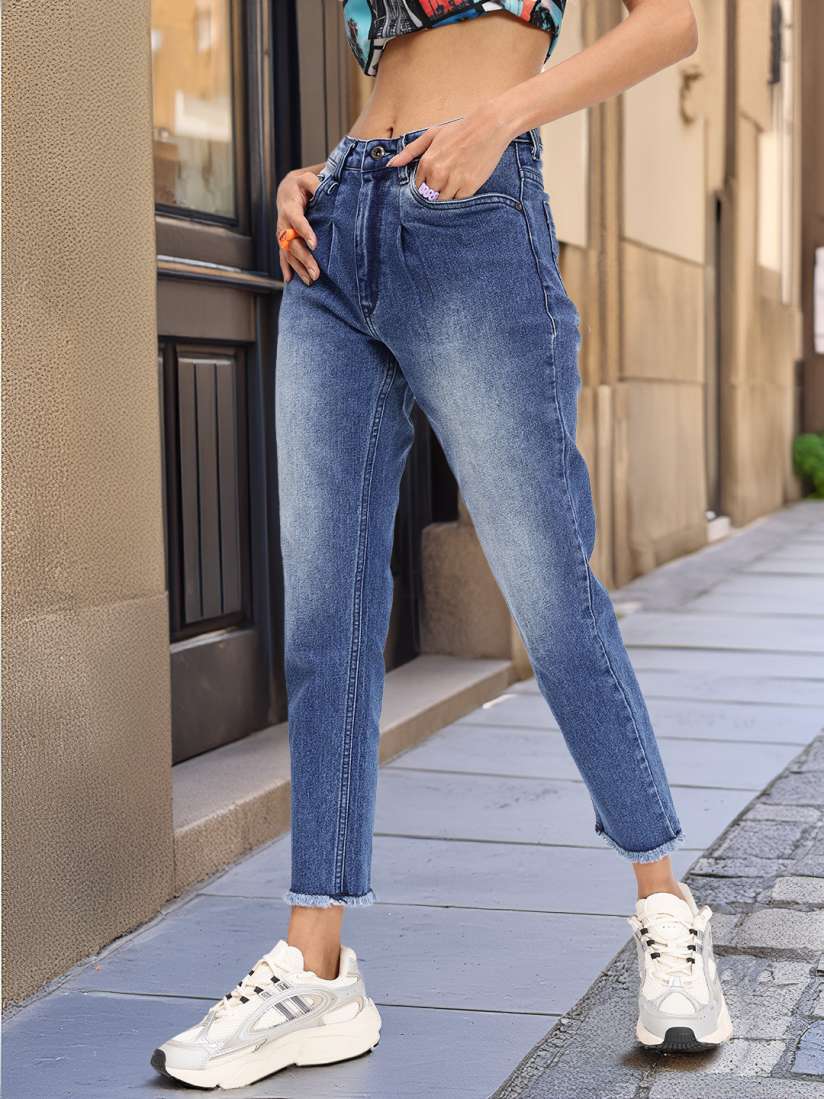 Faded jeans womens online