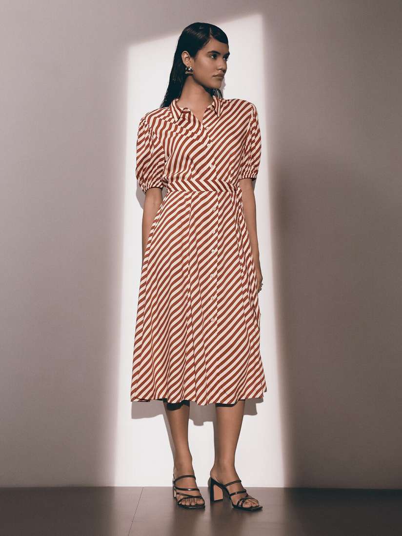 Buy H M Printed Striped Dresses Dresses for Women 29864304 Myntra