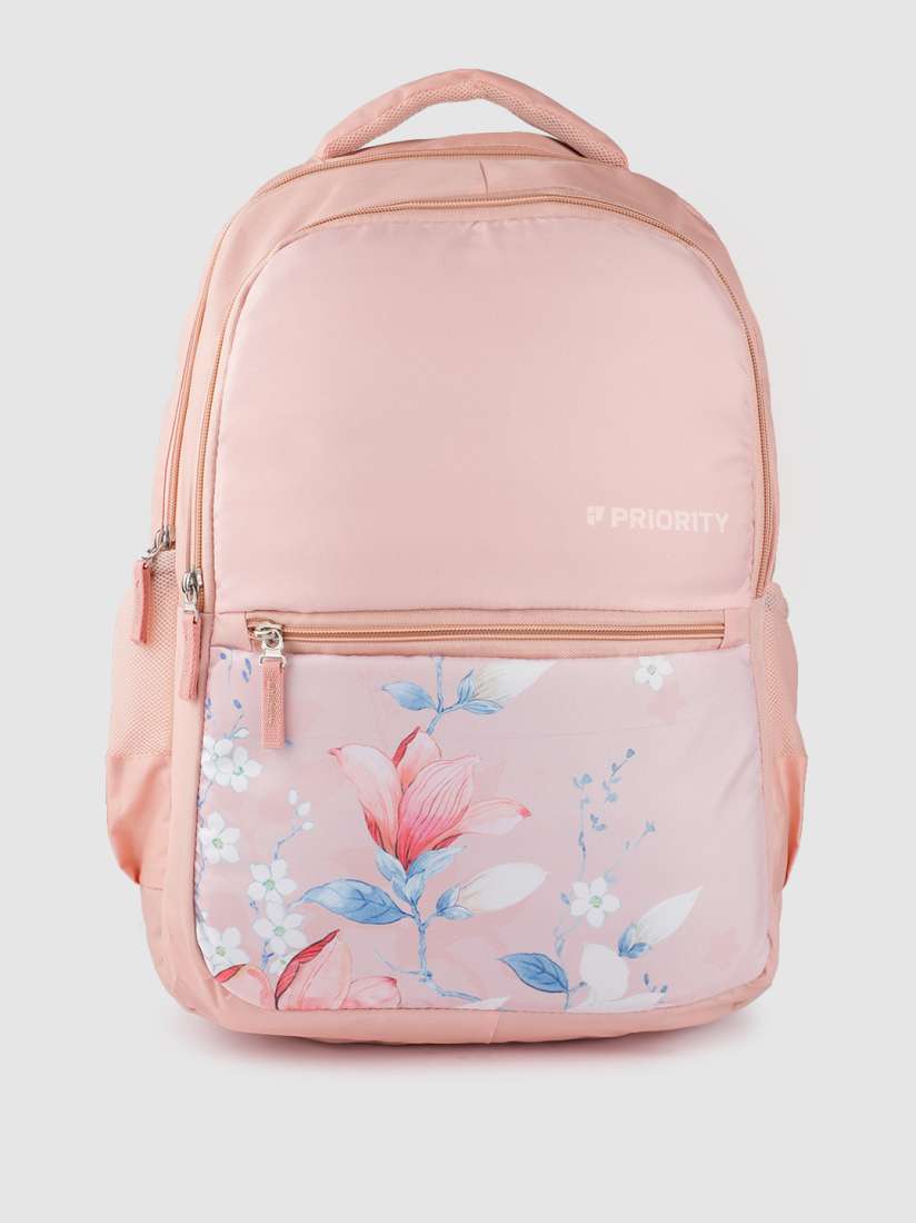 Buy Priority Girls Floral Printed Laptop Backpack 37L Backpacks for Girls 29867469 Myntra