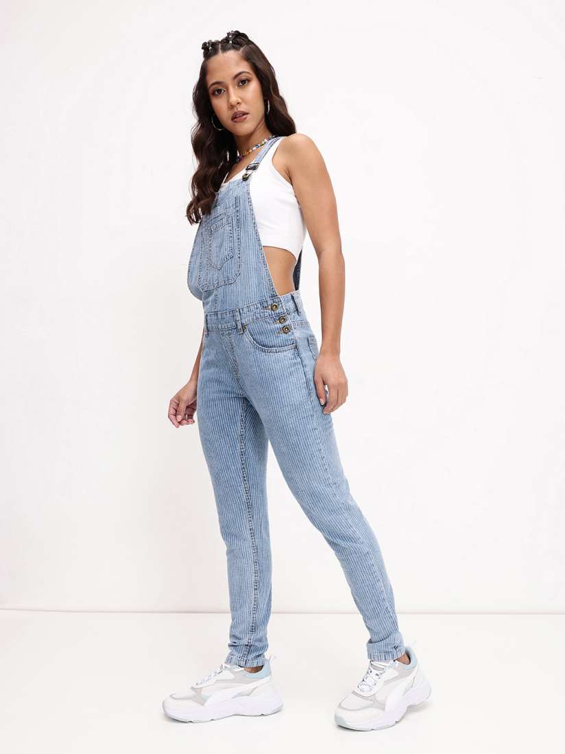 Skinny fit overalls store