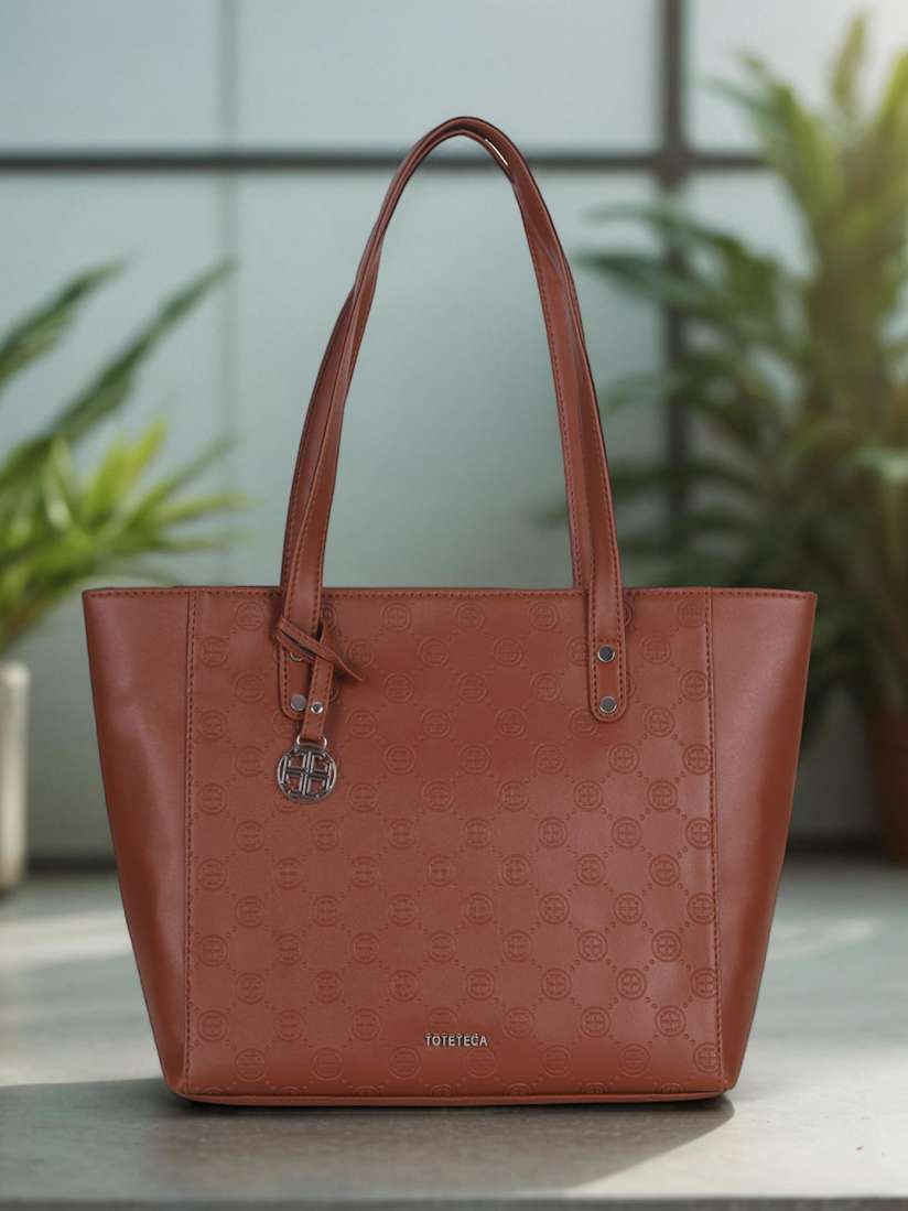 Buy Toteteca PU Oversized Structured Handheld Bag with Quilted Handbags for Women 29868029 Myntra