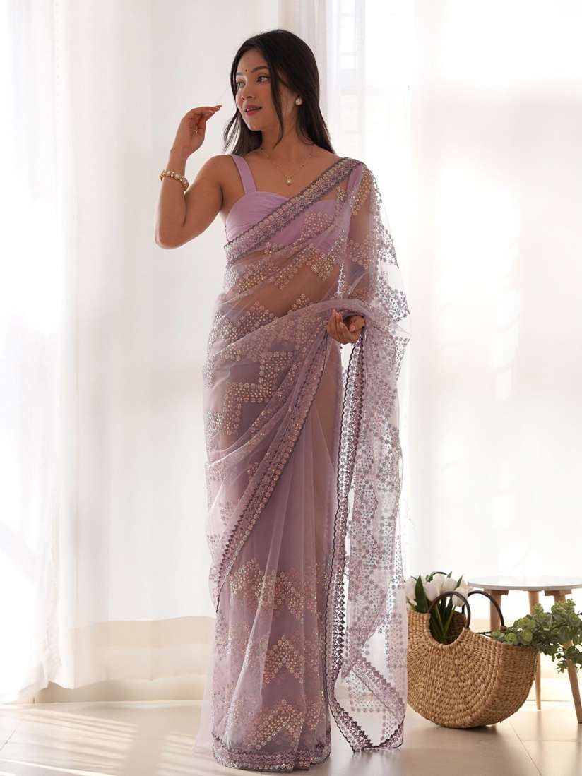 Myntra net saree top