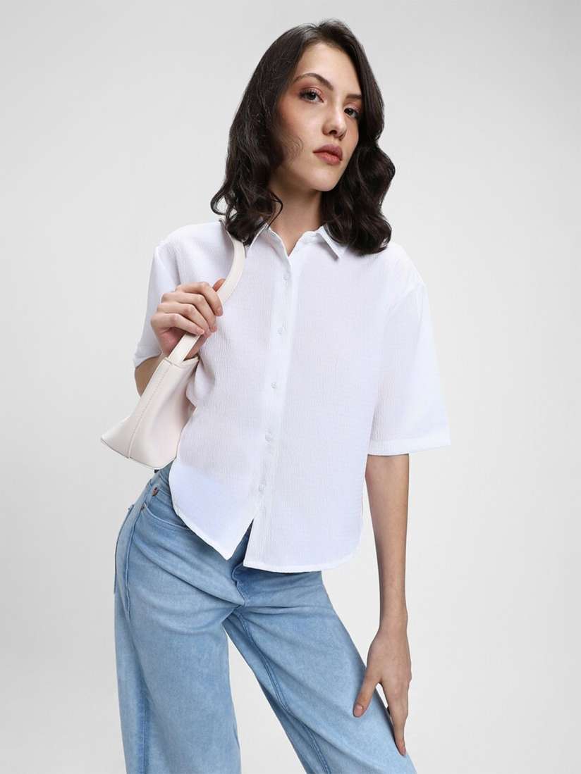 Collar shirts for womens forever 21 store