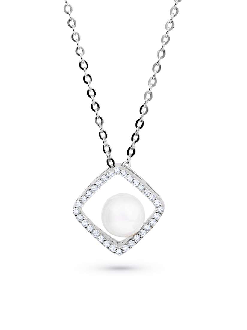 Myntra silver necklace clearance