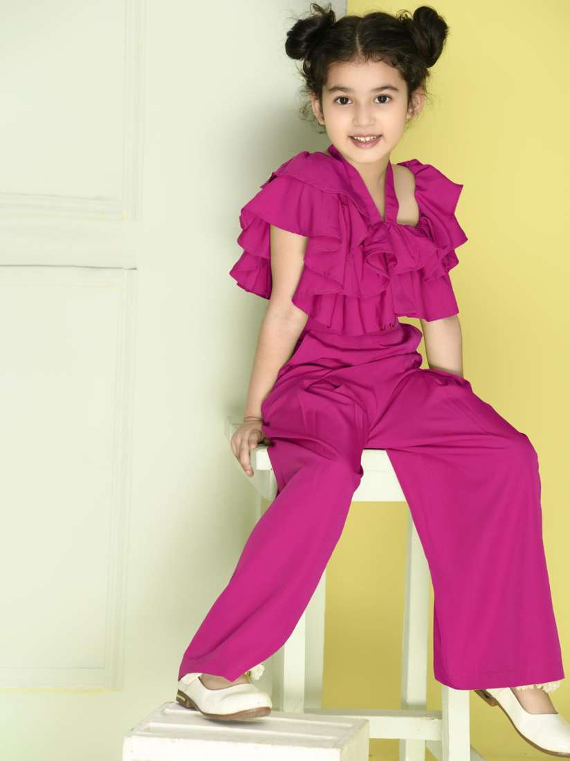 Girls off the shoulder jumpsuit on sale
