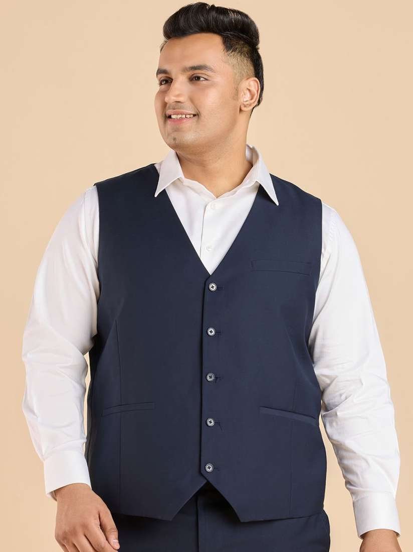 Buy BIG HELLO Men V Neck Casual Waistcoat Waistcoat for Men 29878991 Myntra