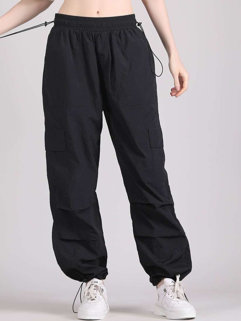Buy Raxedo Women Relaxed Fit Baggy Parachute Track Pant Track Pants for Women 29879191 Myntra