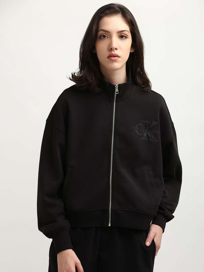 Buy Calvin Klein Jeans Women Mock Collar Bomber Jacket Jackets for Women 29886286 Myntra