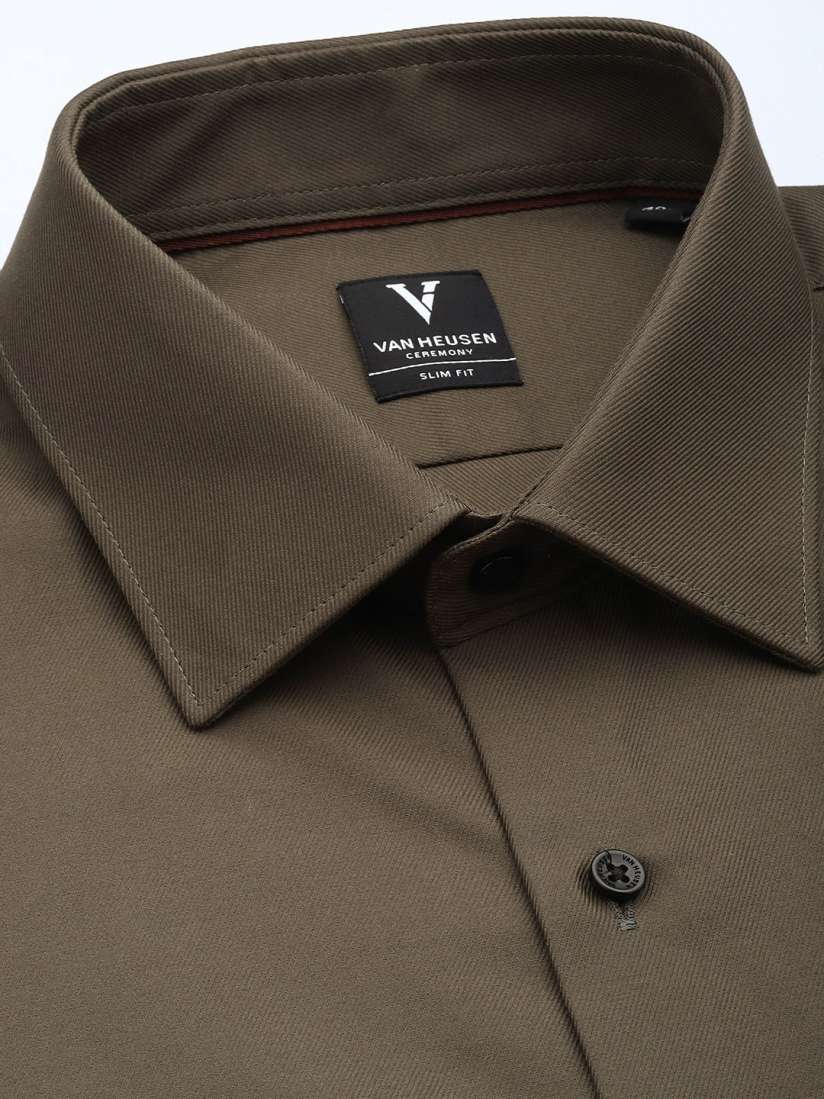Van heusen fitted dress shirts on sale