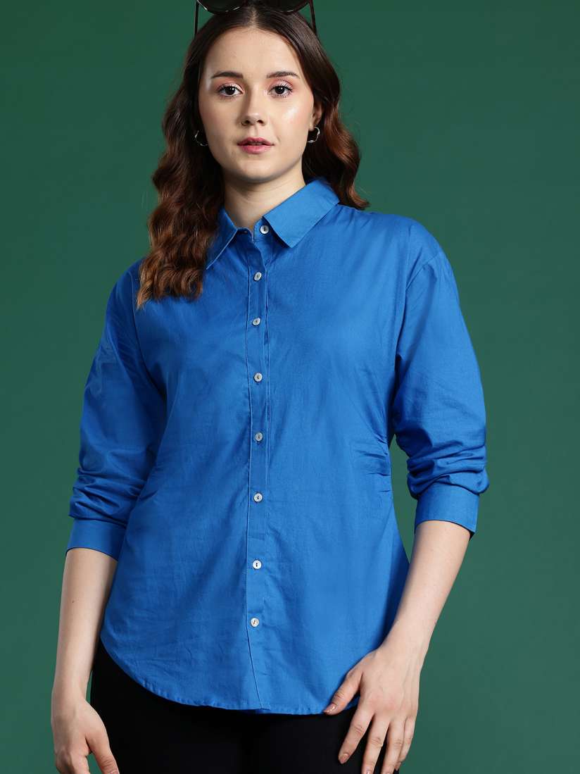 Buy DressBerry Pure Cotton Casual Shirt Shirts for Women 29893891 Myntra