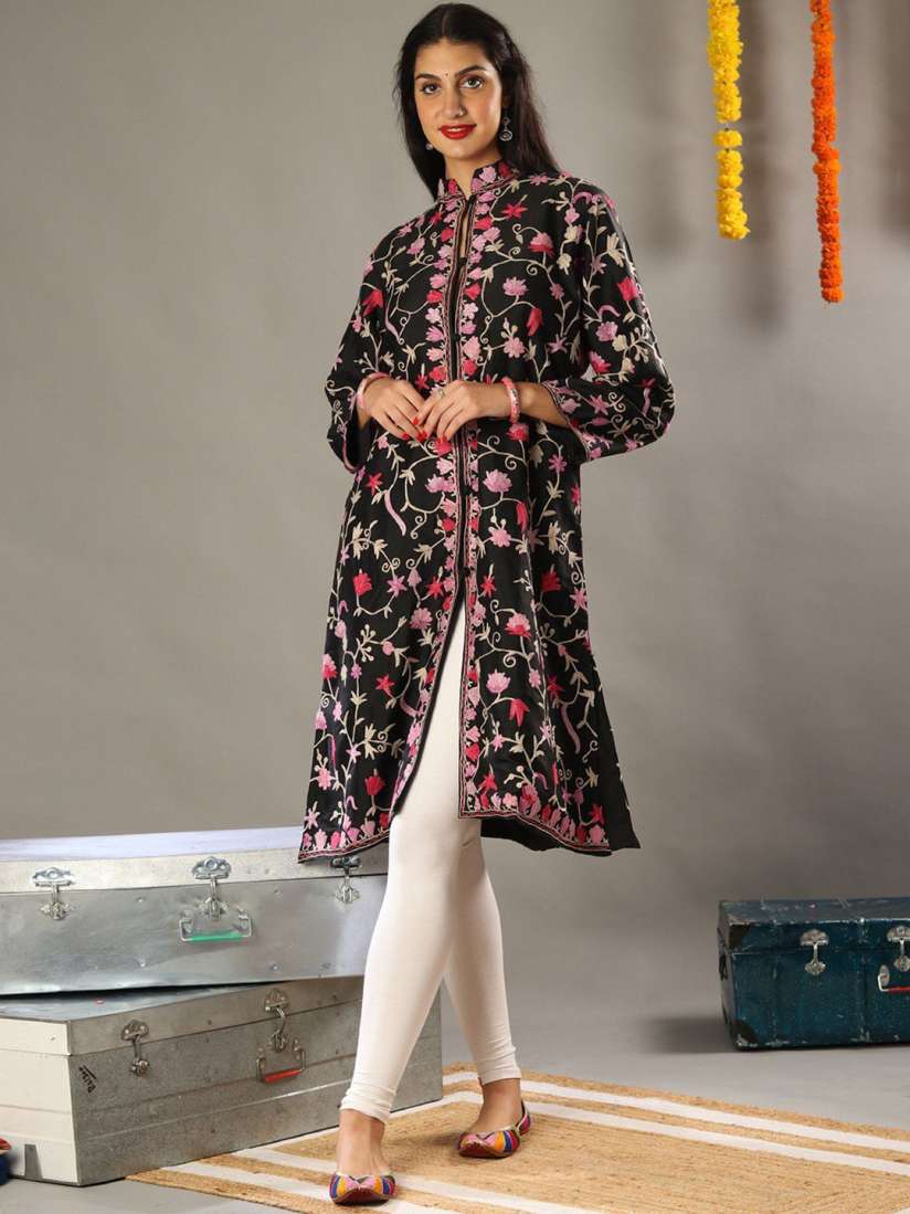 Myntra long jacket shop