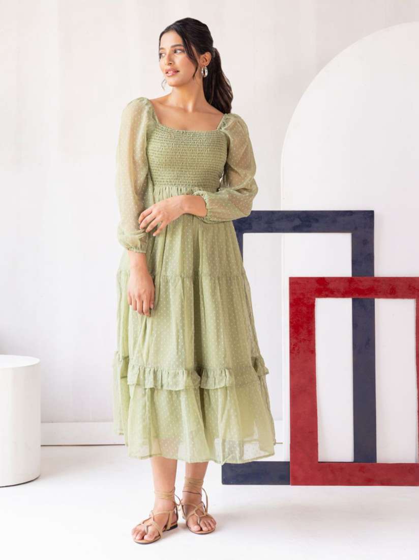 Buy Polago Clothing Print Georgette Peplum Dress Dresses for Women 29896168 Myntra