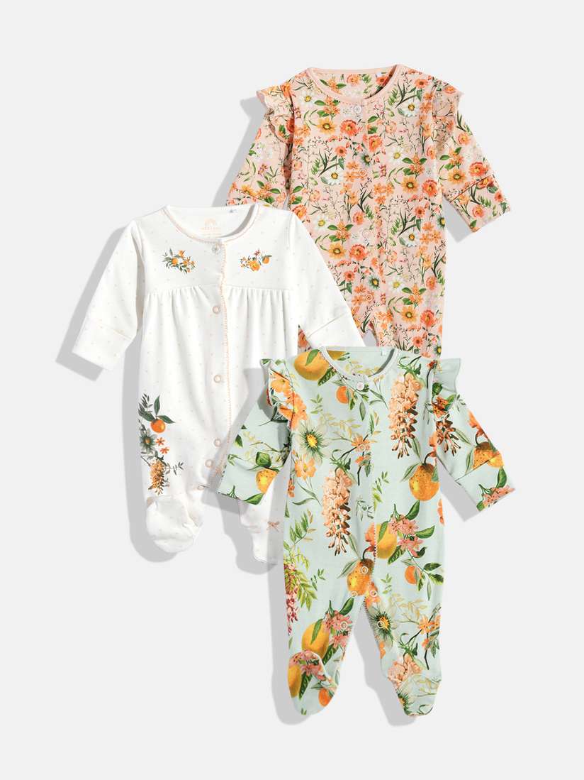 Baby Girl Footless Baby Grows Next Next Baby Clothes Baby Girl