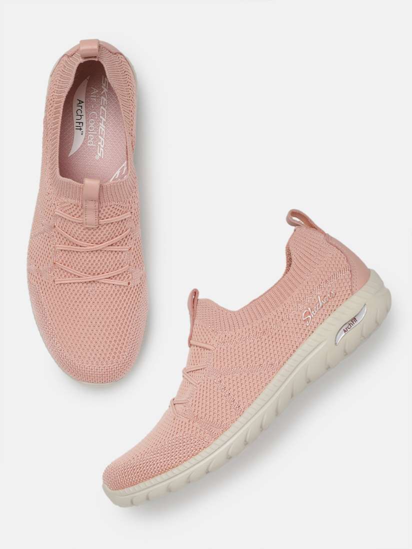 Buy Skechers Women Arch Fit Flex Slip On Sneakers Casual Shoes for Women 29913169 Myntra
