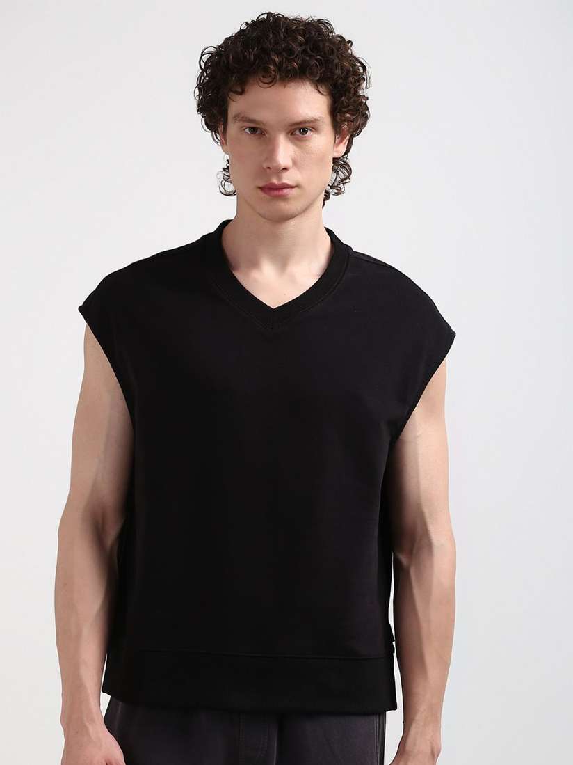 HOT Men Sweater Vest Black Vest Calvin Klein Calvin Klein Jeans