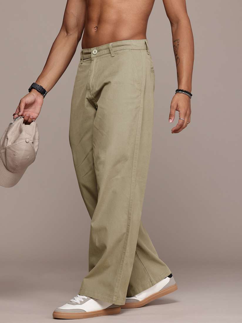 Wide leg chinos mens outlet