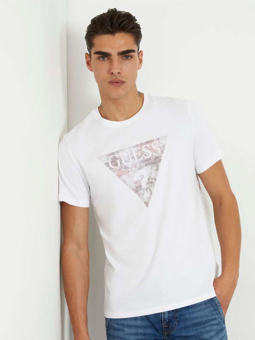 Guess slim fit t shirt clearance