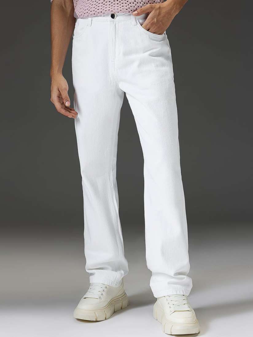 Myntra white jeans hotsell