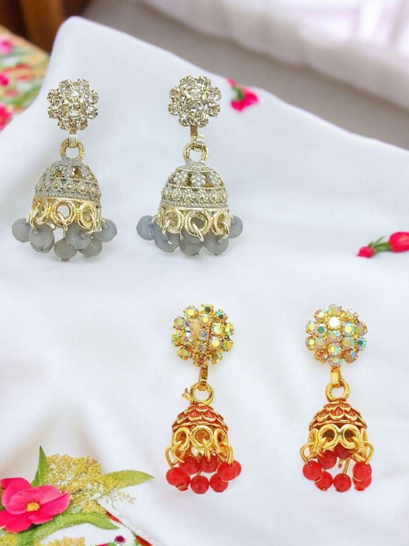 Buy FEMMIBELLA Circular Jhumkas Earrings Earrings for Women 29949218 Myntra