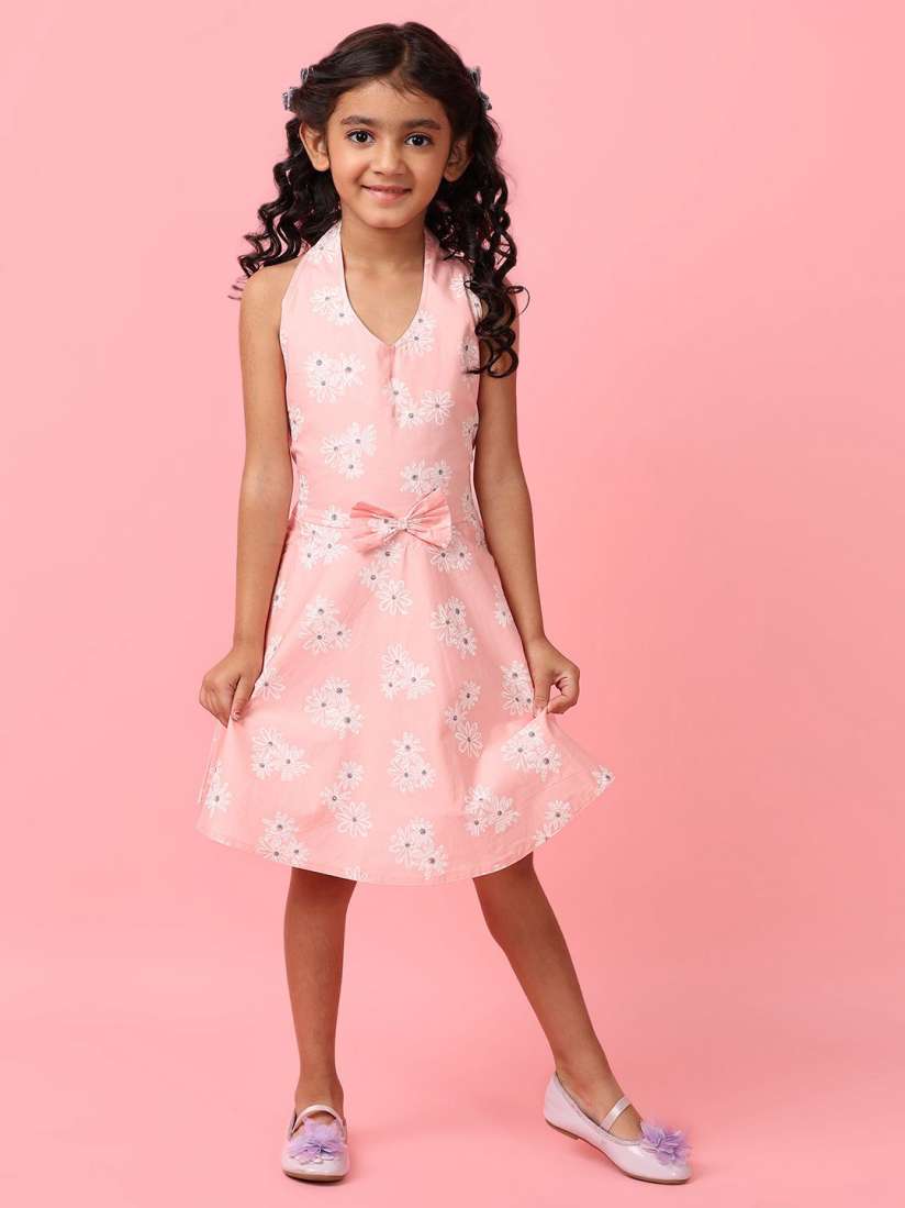 Buy V Mart Girls Floral Print A Line Midi Dress Dresses for Girls 29958987 Myntra